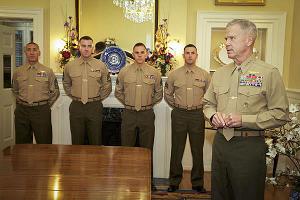 enlisted Marine aides