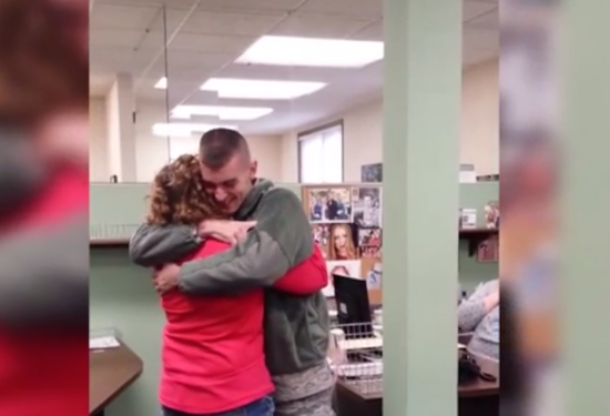 AIRMAN DRIVES CROSS COUNTRY, MAKES HIS MOM CRY AT WORK - THE SITREP MILITARY BLOG