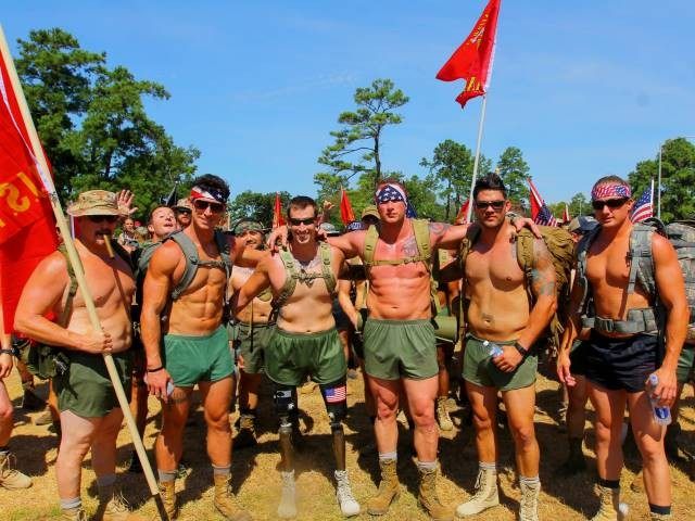 Veterans March in Ranger Panties for Suicide Awareness, Shirtless Pictures  Ensue