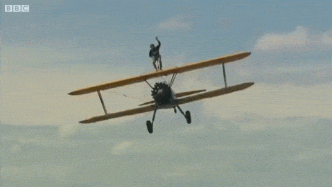 WWII Vet Wing Walking Image - The SITREP Military Blog