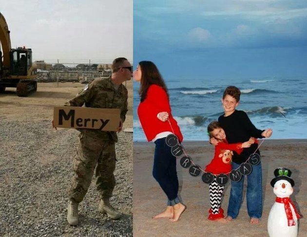 Military Family Xmas Card - The SITREP Military Blog