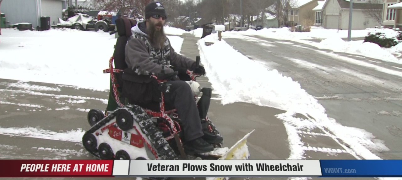 Disabled Veteran Snow Plow Photo - The SITREP Military Blog