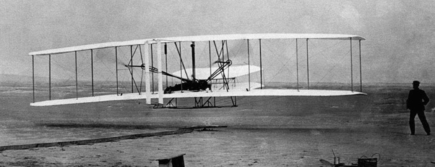 Wright Brothers Flight Image - The SITREP Military Blog