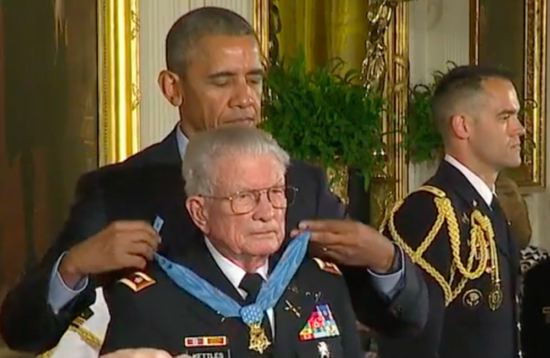 WATCH PRESIDENT OBAMA GIVE VIETNAM VET MEDAL OF HONOR