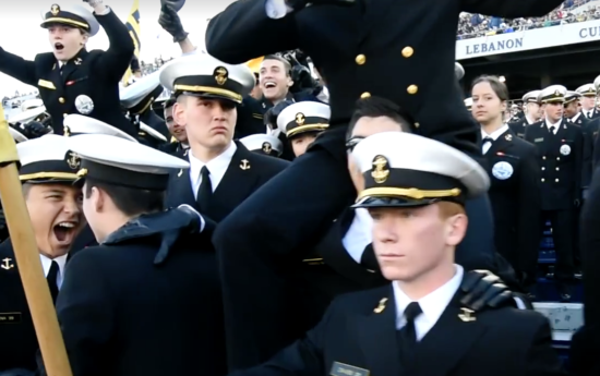 NAVY MIDSHIPMEN CONQUER INTERNET'S ROLLING MANNEQUIN CHALLENGE - THE SITREP MILITARY BLOG