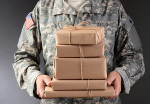 military shipping packages